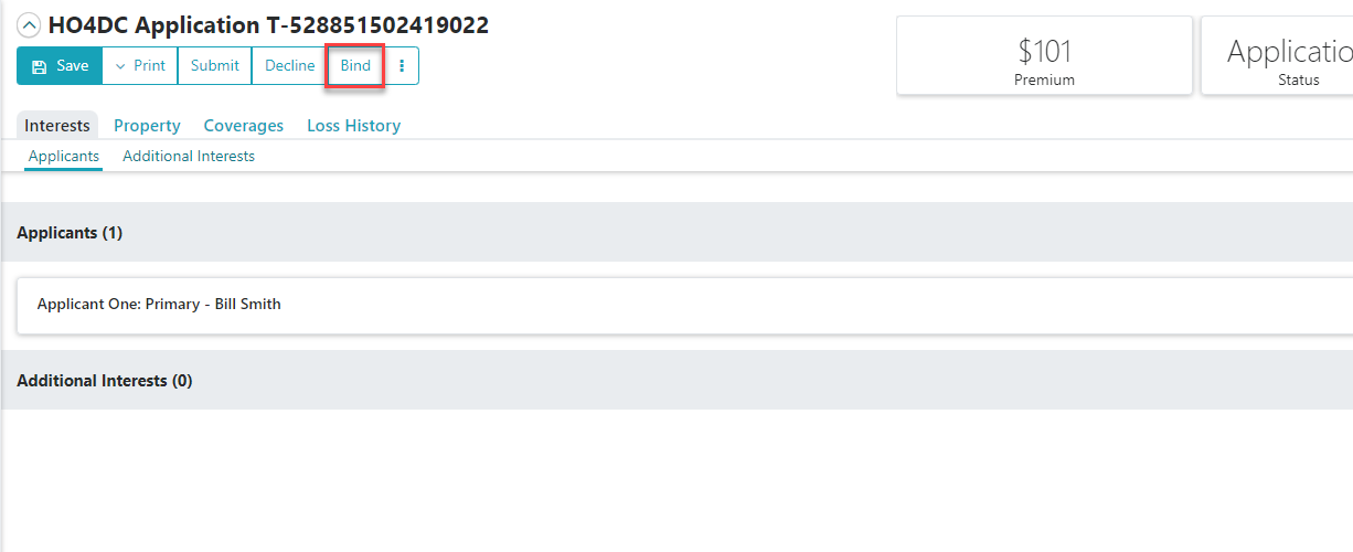 How to Bind a Policy